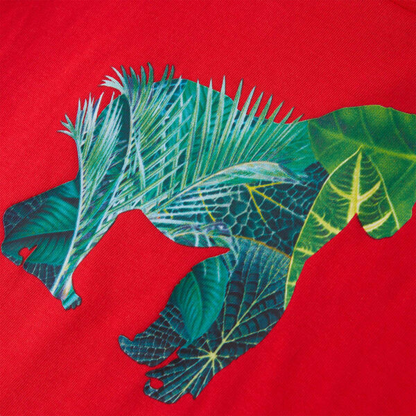 T-shirt pour enfants rouge 128