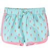 Short pour enfants avec cordon menthe clair 116