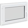 vidaXL Fen&ecirc;tre de sous-sol RISOR 90 x 70 cm PVC et verre Anthracite