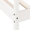 vidaXL Lit de jour sans matelas blanc 75x190 cm bois de pin massif