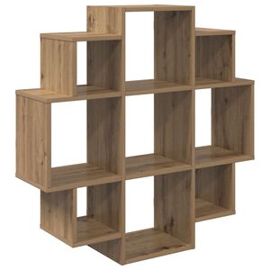 vidaXL &Eacute;tag&egrave;re Murale Ch&ecirc;ne artisanal 90 x 25 x 90 cm