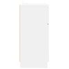 vidaXL Buffet avec tiroir Blanc 100 x 30 x 65,6 Bois d'ing&eacute;nierie