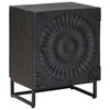 vidaXL Cabinet de chevet Noir 40 x 30 x 50 cm