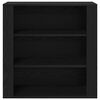 vidaXL Haut Armoire Ch&ecirc;ne noir 80 x 33 x 150 cm Bois d'ing&eacute;nierie