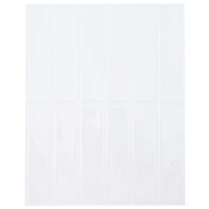vidaXL Carrelage rectangulaire 10 pc Blanc 29 x 23 x 0,08 cm