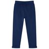 Pantalons pour enfants avec cordon de serrage bleu marine 140