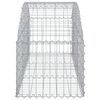 vidaXL Panier de gabions arqué 150x50x40/60 cm Fer galvanisé