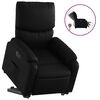 vidaXL Fauteuil inclinable &eacute;lectrique noir similicuir