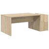 vidaXL Table basse Ch&ecirc;ne Sonoma 90 x 45 x 35 cm Bois d'ing&eacute;nierie
