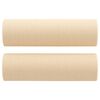 vidaXL Ensemble de canap&eacute;s 3 pcs coussins d&eacute;coratifs et coussins Cr&egrave;me