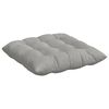 vidaXL Coussins de siège 4 pcs Gris clair 40 x 40 x 6 cm Microfibre