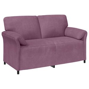 vidaXL Sofa 2 places Pourpre 158 x 83 x 95 cm Velours