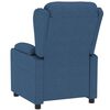 vidaXL Fauteuil inclinable Bleu Tissu