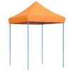 vidaXL Tente de r&eacute;ception pliable escamotable orange 200x200x306 cm