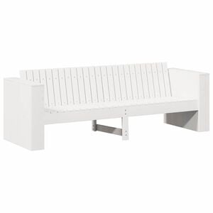 vidaXL Canapé de jardin Blanc 185,5 x 60 x 62 cm Pin massif