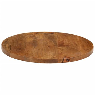 vidaXL Dessus de table Ø 40x2,5 cm rond bois de manguier massif