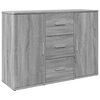 vidaXL Buffet sonoma gris 90,5x29,5x65 cm bois d'ing&eacute;nierie