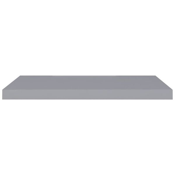 vidaXL Étagères murales flottantes 4 pcs gris 80x23,5x3,8 cm MDF