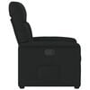 vidaXL Fauteuil inclinable Noir Tissu