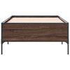 vidaXL Cadre de lit sans matelas ch&ecirc;ne marron 100x200 cm