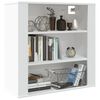 vidaXL Armoire murale Blanc 80x33x80 cm Bois d'ing&eacute;nierie