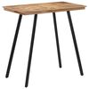 vidaXL Table de bar 110x55x105 cm bois de teck solide