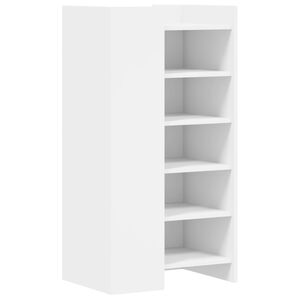 vidaXL Armoire &agrave; chaussures blanc 52x37,5x100 cm bois d'ing&eacute;nierie