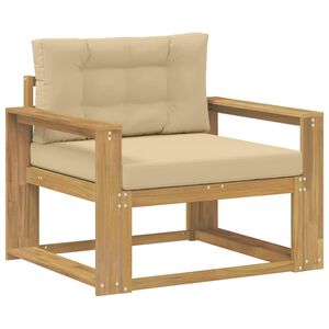 vidaXL Sofa de milieu ext&eacute;rieur Polyester Blanc