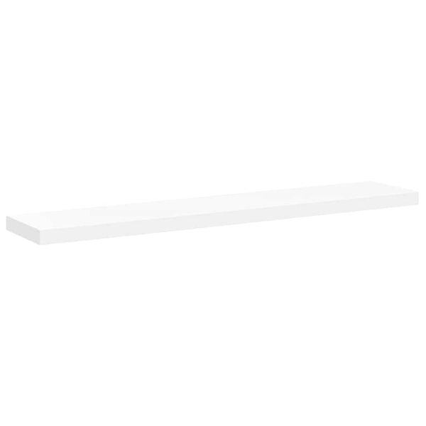 vidaXL &Eacute;tag&egrave;re murale flottante blanc 120x23,5x3,8 cm MDF