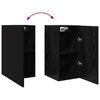 vidaXL Ensemble meuble TV 3 pcs Ch&ecirc;ne noir Bois d'ing&eacute;nierie