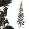 vidaXL Sapin de No&euml;l &eacute;troit Noir 240 cm