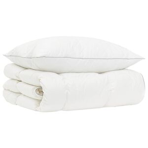 vidaXL Ensemble de couette 90 % en duvet d&rsquo;oie FULDA 2 pc 135 x 200 cm
