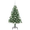 vidaXL Sapin de No&euml;l avec 150 LED avec support Vert 150 cm PVC