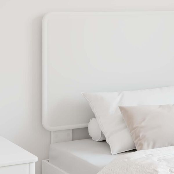 vidaXL Tête de lit avec tête de lit Blanc 90 cm Bois d'ingénierie