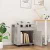 vidaXL Chariot de bureau Gris b&eacute;ton 60x45x60 cm Bois d'ing&eacute;nierie