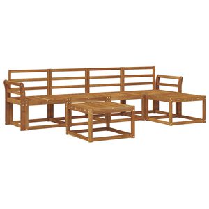 vidaXL Ensemble de canap&eacute;s d'ext&eacute;rieur 6 pcs Naturel