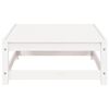 vidaXL Salon de jardin 3 pcs Blanc Bois de pin massif