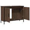 vidaXL Armoire lavabo de salle de bain ch&ecirc;ne marron 80x30x60 cm