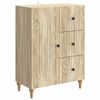 vidaXL Buffet Ch&ecirc;ne Sonoma 66 x 34,5 x 90 cm Bois d'ing&eacute;nierie