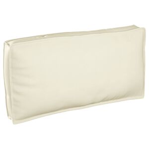 vidaXL Coussin Cr&egrave;me 120 x 60 x 12 cm Tissu Oxford