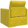 vidaXL Canapé-Lit Jaune foncé 74 x 77 x 81 cm Velours