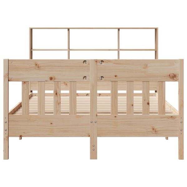 vidaXL Cadre de lit sans matelas 120x200 cm bois de pin massif
