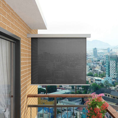 vidaXL Auvent latéral de balcon multifonctionnel 150 x 200 cm Gris