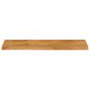 vidaXL Dessus de table &agrave; bord vivant 100x20x3,8cm bois massif manguier