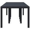 vidaXL Table de jardin pour repas Anthracite 300 x 100 x 73 cm
