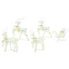 vidaXL Rennes LED 5 pc 40 LED Multicouleur 42 x 15 x 64 cm PET