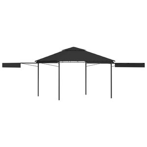 vidaXL Belv&eacute;d&egrave;re et double toits &eacute;tentus 3x3x2,75 m Anthracite 180g/m&sup2;