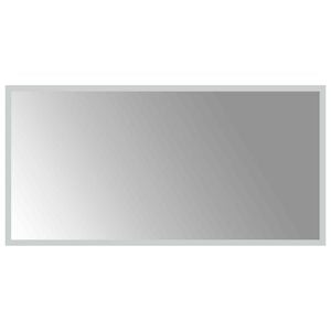 vidaXL Miroir de salle de bain LED Transparent 80 x 40 cm verre tremp&eacute;
