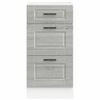 vidaXL Armoire de cuisine Porto sonoma gris bois d'ingénierie