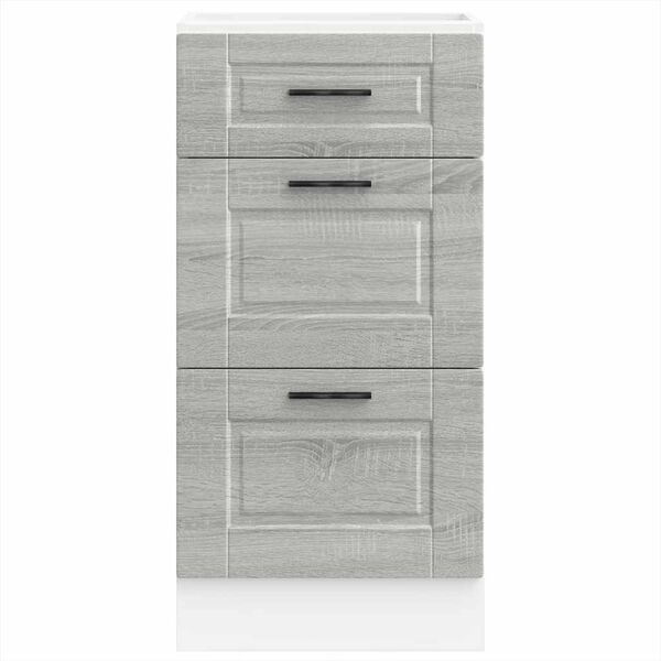 vidaXL Armoire de cuisine Porto sonoma gris bois d'ingénierie